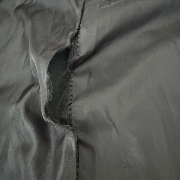 Worthington Womens Black Genuine Leather Zip Front Jacket Size 1X Plus - Picture 9 of 9